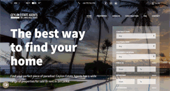 Desktop Screenshot of ceylonestateagents.com